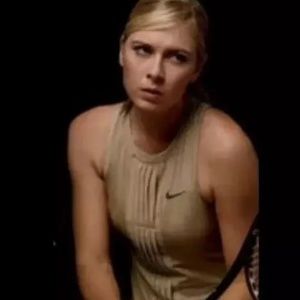 Maria Sharapova x Nike Pleated Beige Tennis Dress